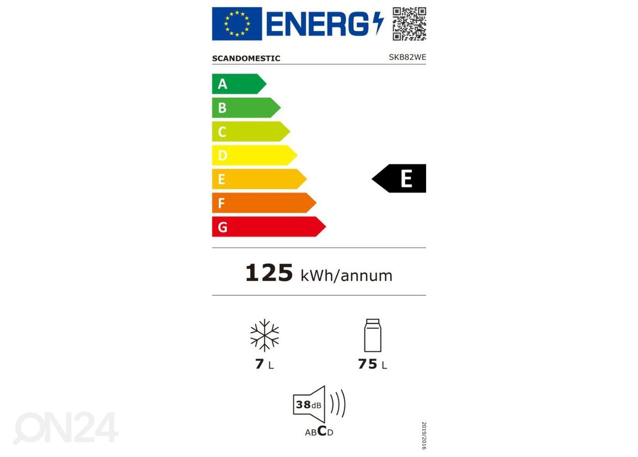 Холодильник Scandomestic SKB82WE увеличить
