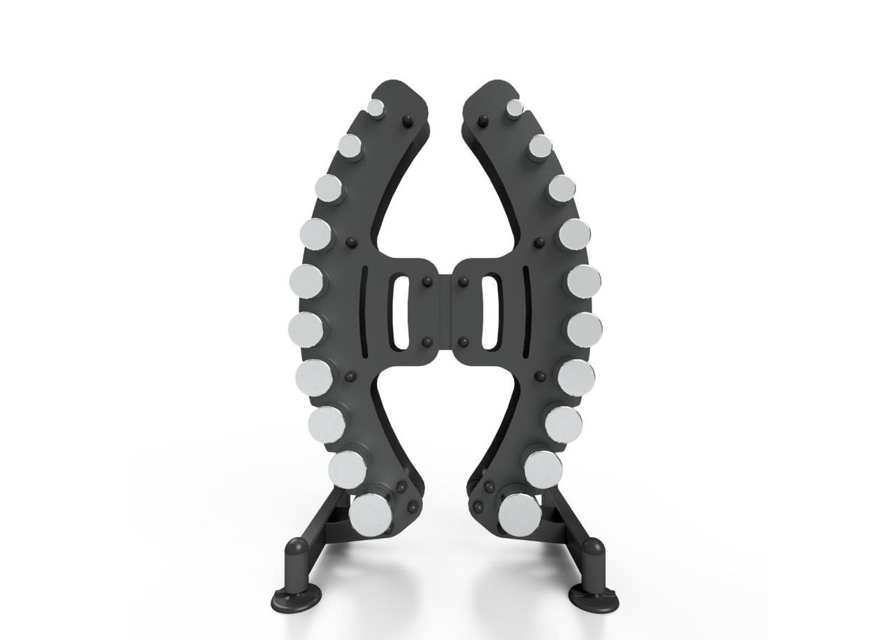 Хромированные гантели с подставкой 1-10 кг Marbo Sport увеличить