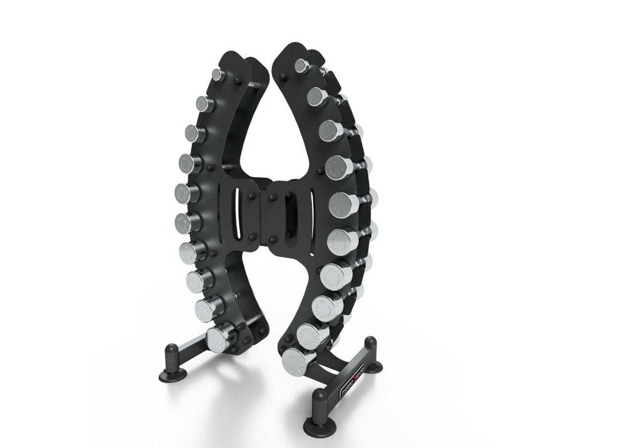 Хромированные гантели с подставкой 1-10 кг Marbo Sport увеличить