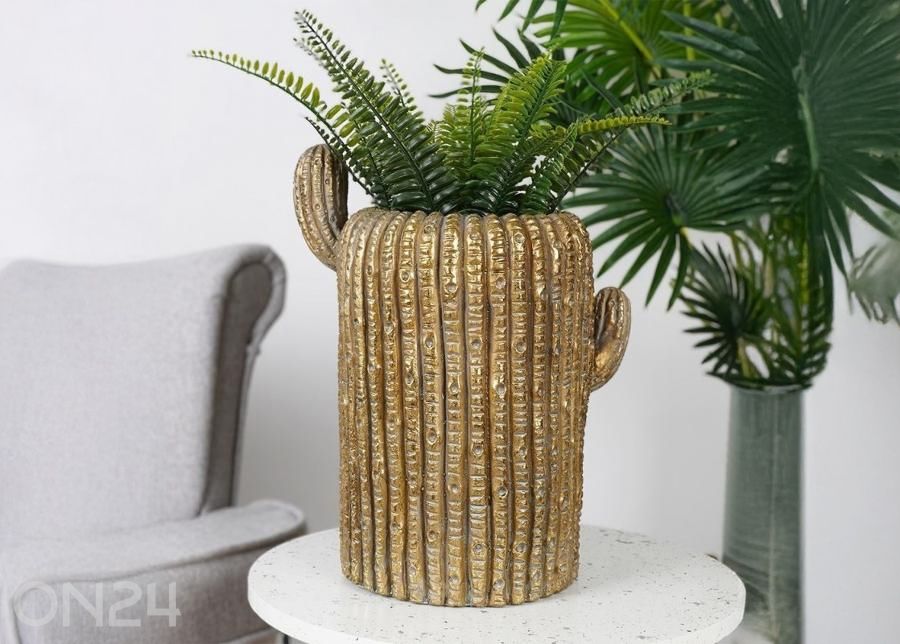 Цветочный горшок кактус увеличить