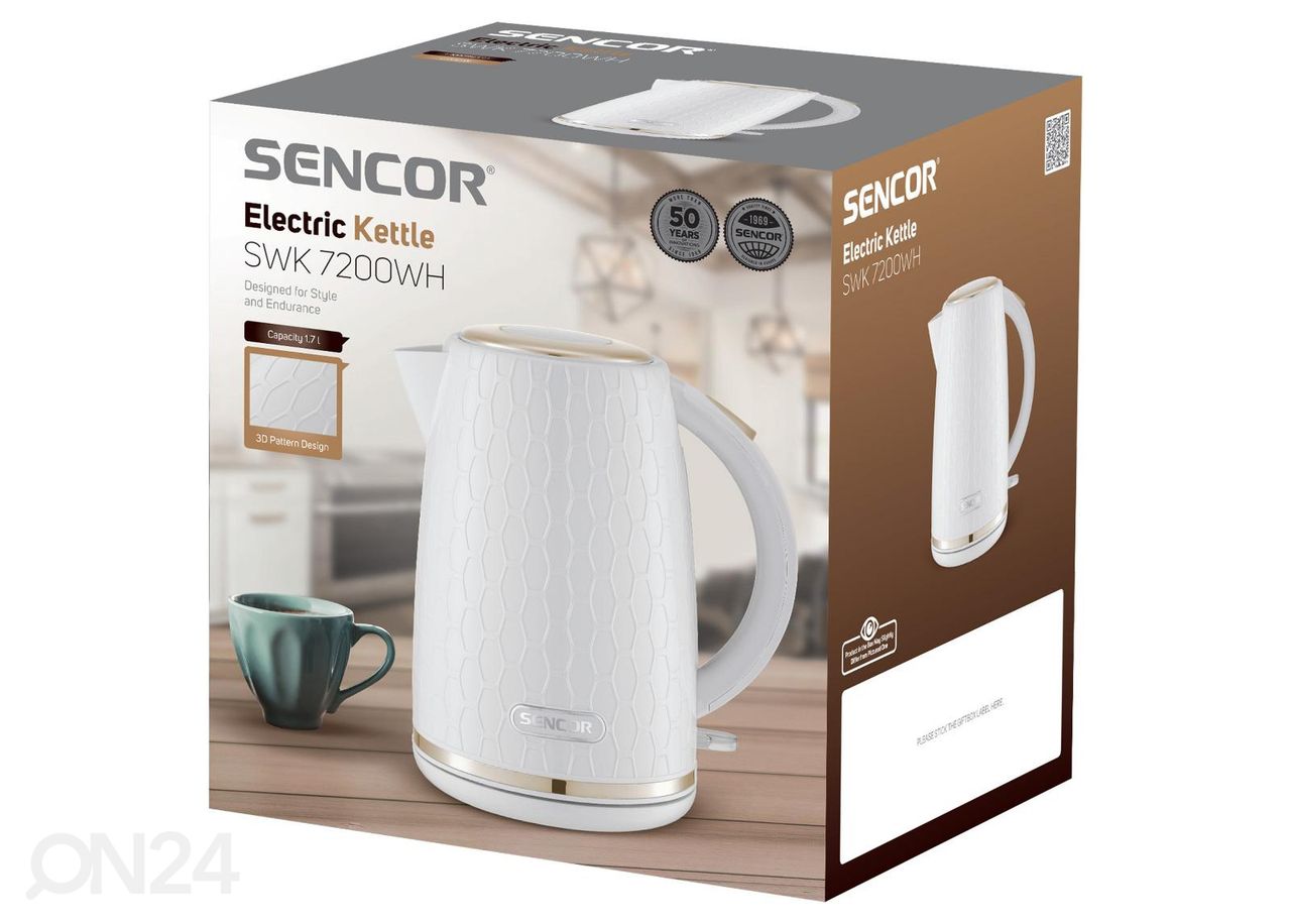 Чайник Sencor SWK7200WH, белый увеличить