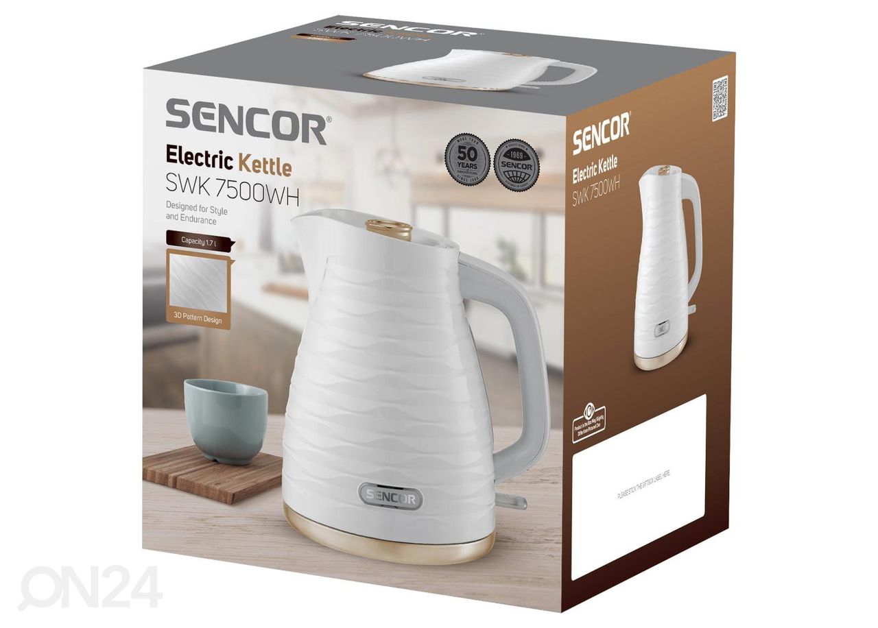Чайник Sencor SWK7500WH, белый увеличить