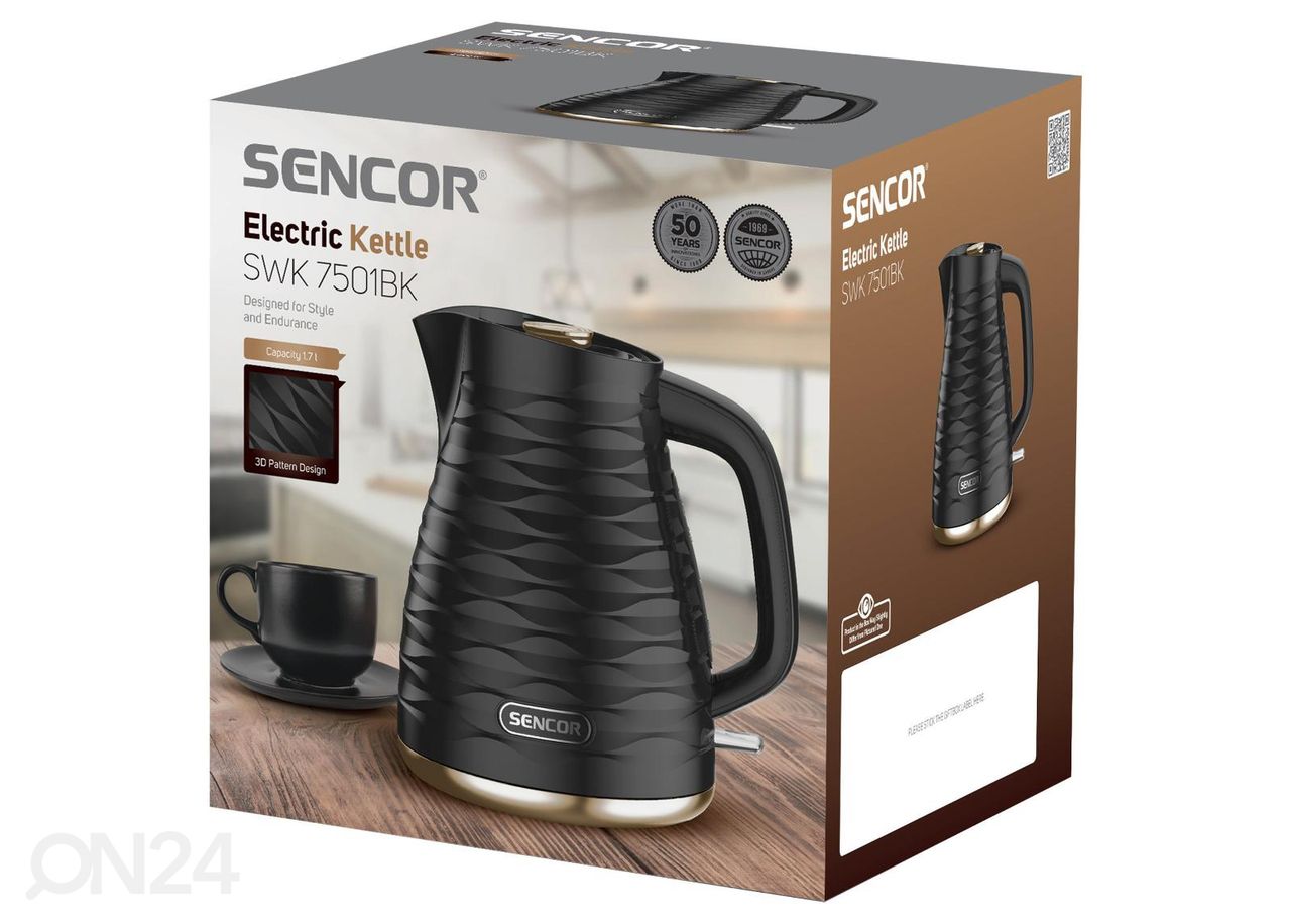 Чайник Sencor SWK7501BK, черный увеличить