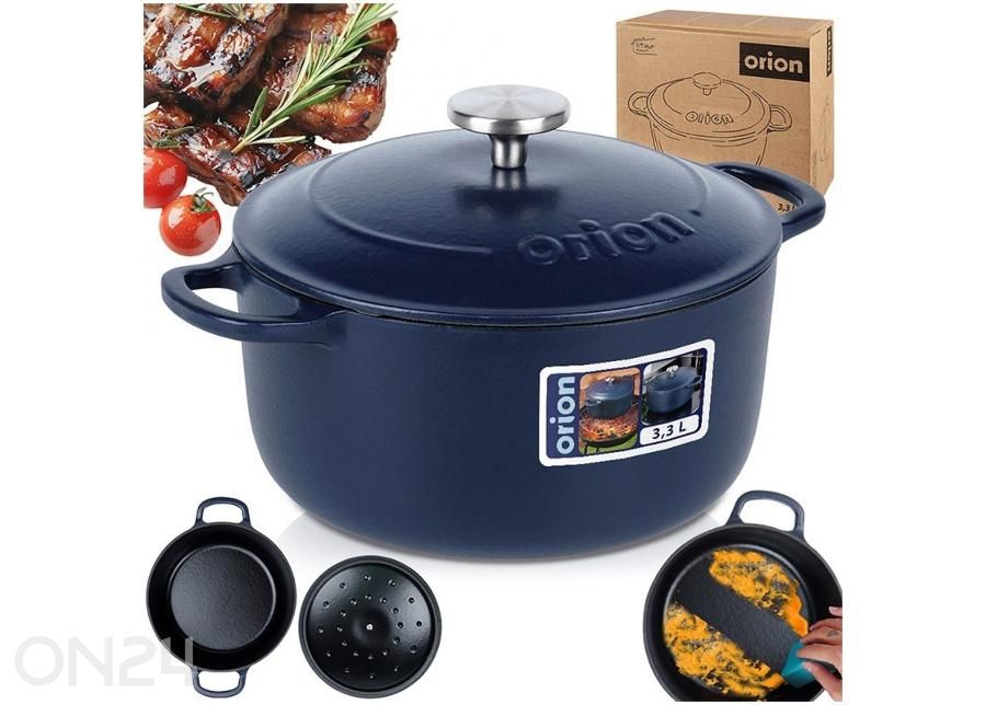 Чугунная кастрюля Litina 3,3 л увеличить