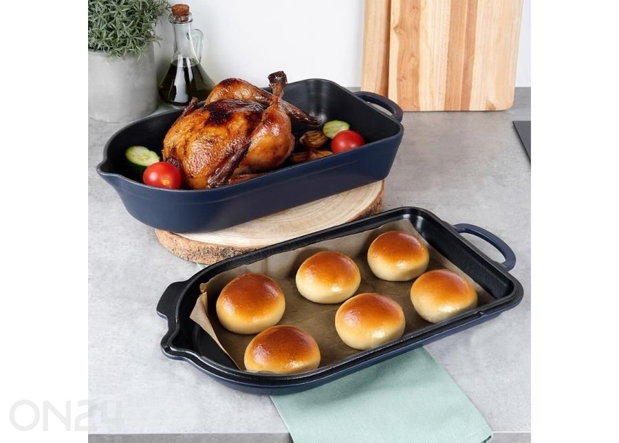 Чугунная форма для запекания с противнем 2 в 1 Litina увеличить