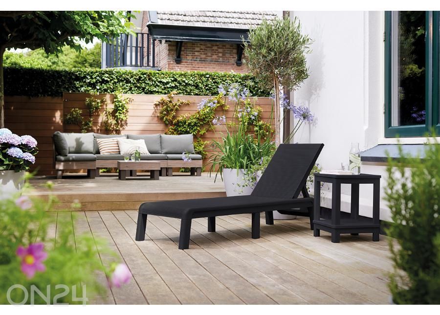 Шезлонг Keter Mallorca Sunlounger, графит увеличить