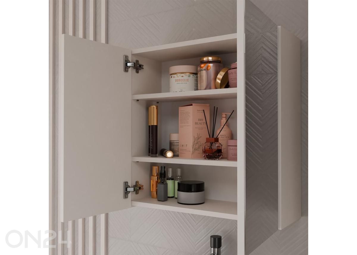 Шкафчик для ванной с зеркалом увеличить