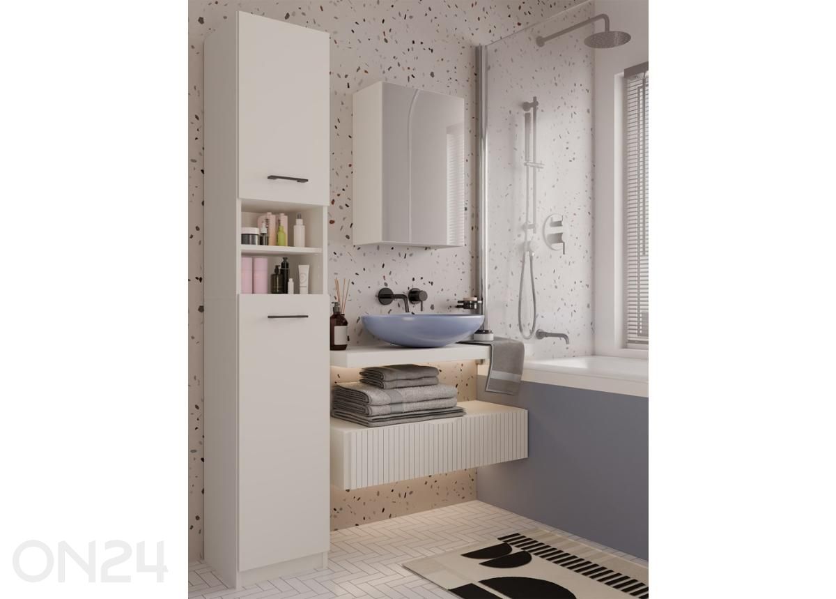 Шкафчик для ванной с зеркалом увеличить