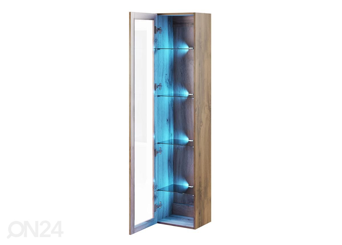 Шкаф-витрина 180 cm + LED освещение увеличить