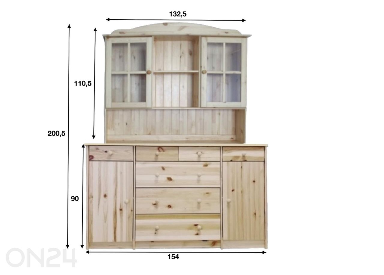Шкаф-витрина увеличить