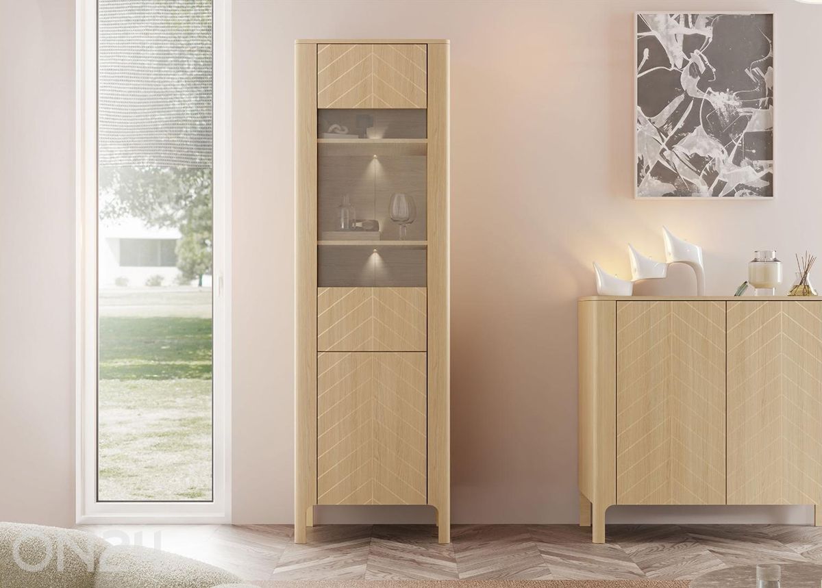 Шкаф-витрина Malumi + LED увеличить