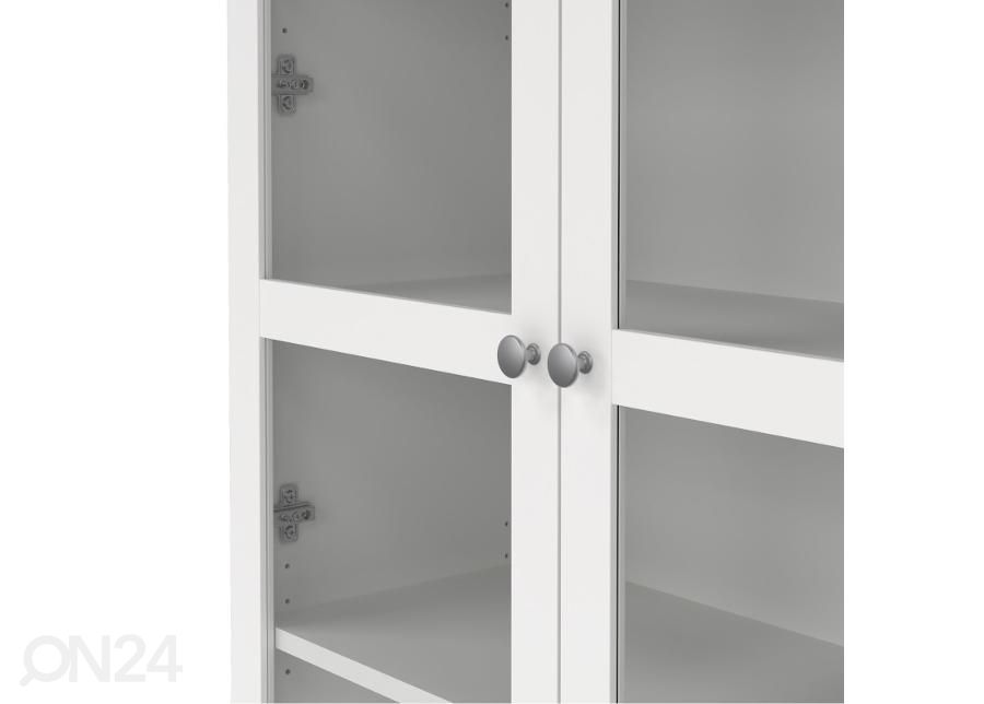 Шкаф-витрина Roma 88 cm, белый увеличить