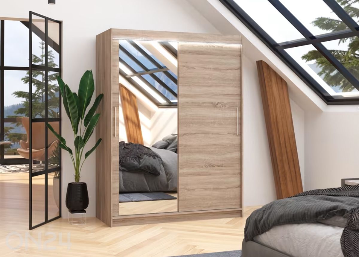 Шкаф-купе 150 cm + LED увеличить