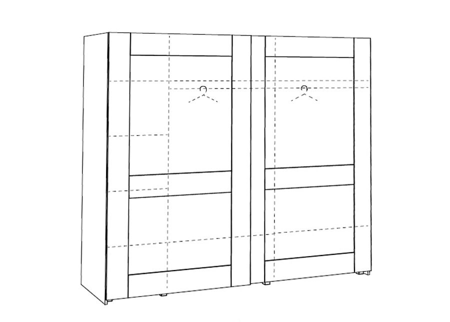 Шкаф-купе 250 cm увеличить