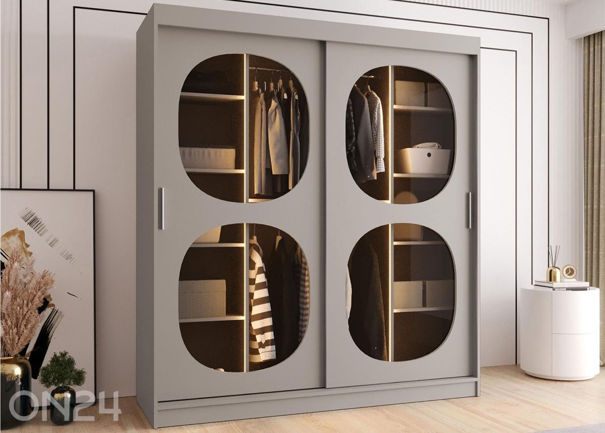 Шкаф-купе Bahrajn 180 см + LED увеличить