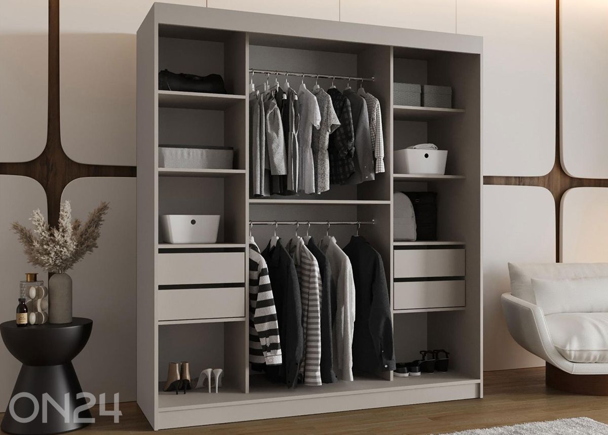 Шкаф-купе Bahrajn 180 см + LED увеличить