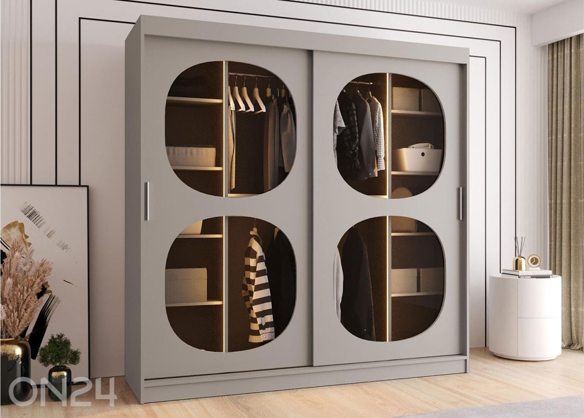 Шкаф-купе Bahrajn 200 см + LED увеличить