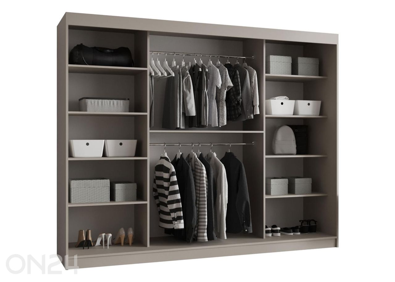 Шкаф-купе Bahrajn 250 см + LED увеличить