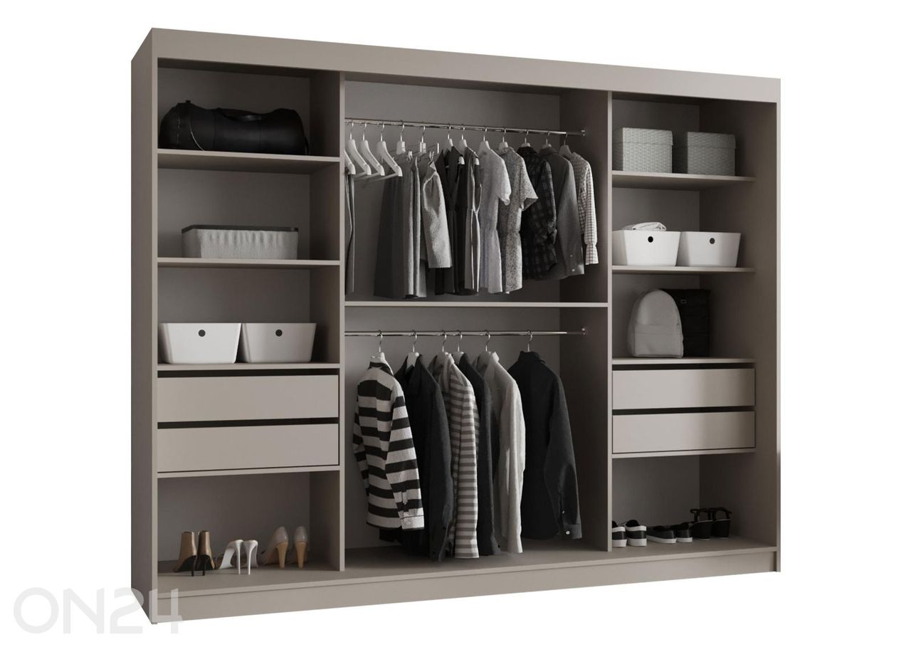 Шкаф-купе Bahrajn 250 см + LED увеличить