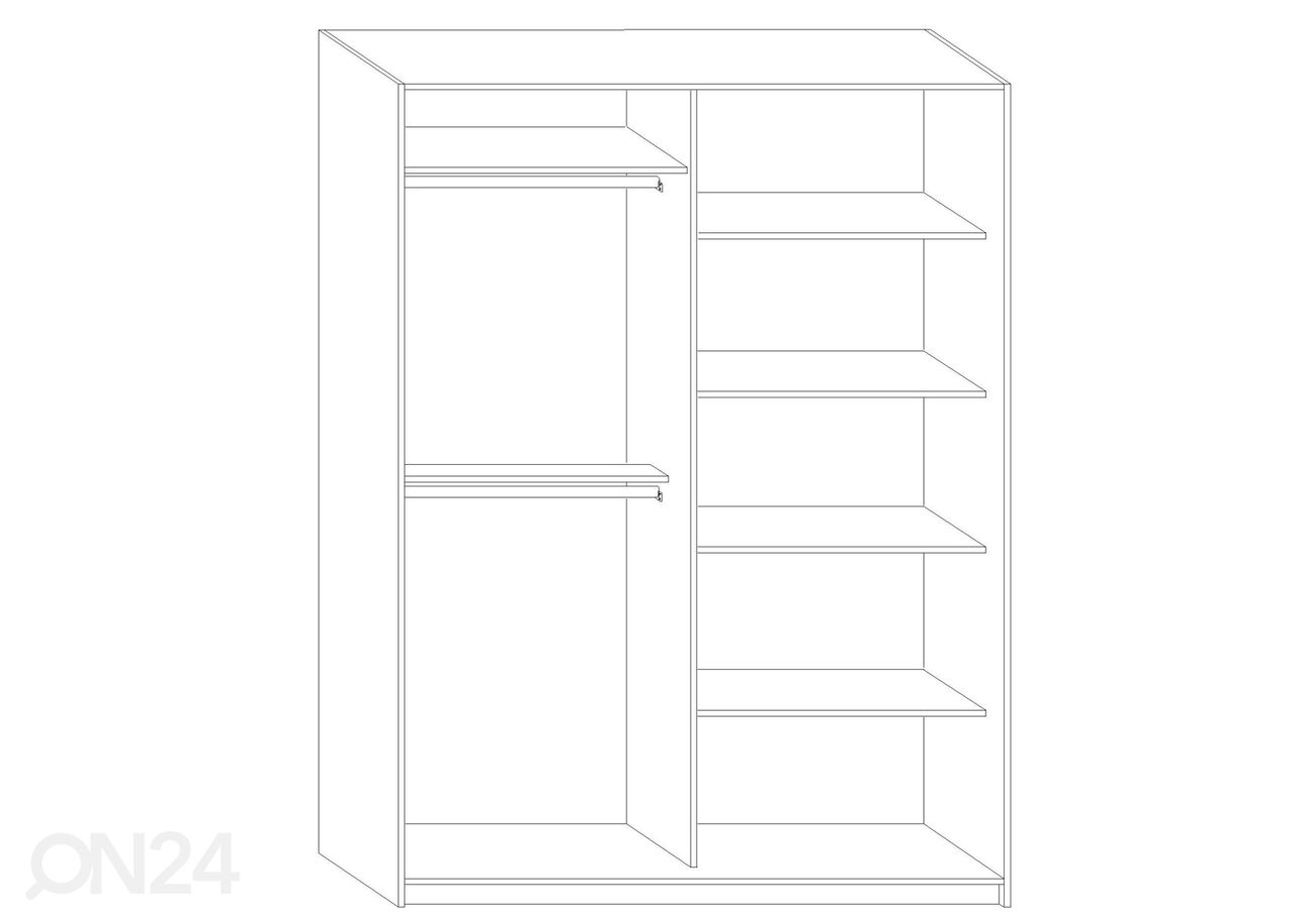 Шкаф-купе Durrus 160 cm увеличить