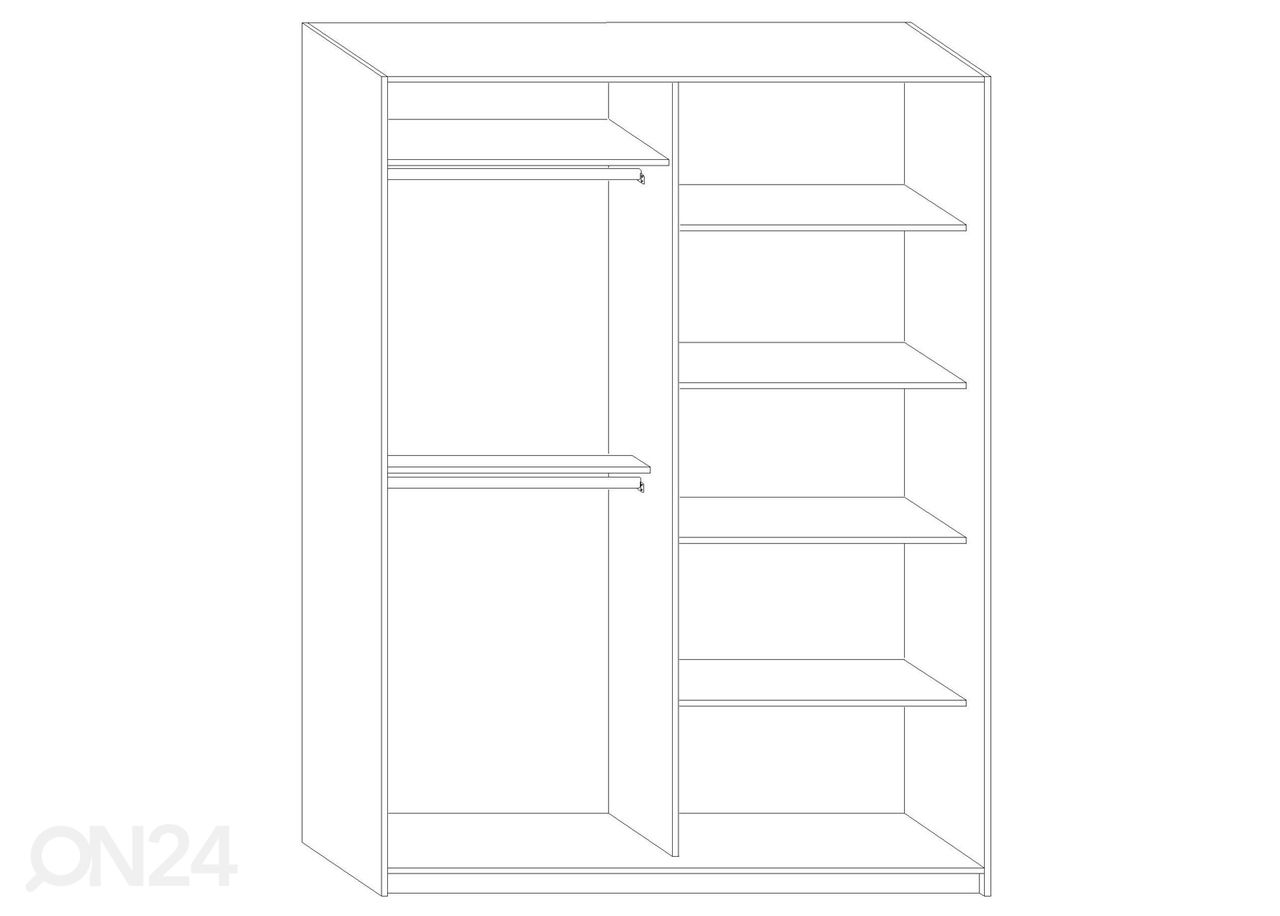 Шкаф-купе Durrus II 160 cm увеличить