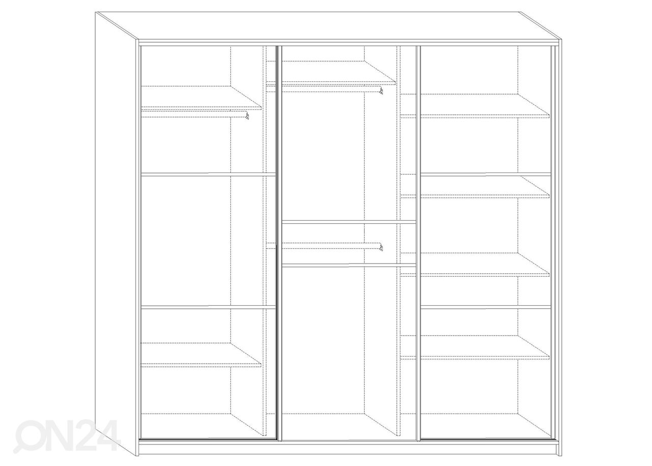 Шкаф-купе Durrus II 220 cm увеличить