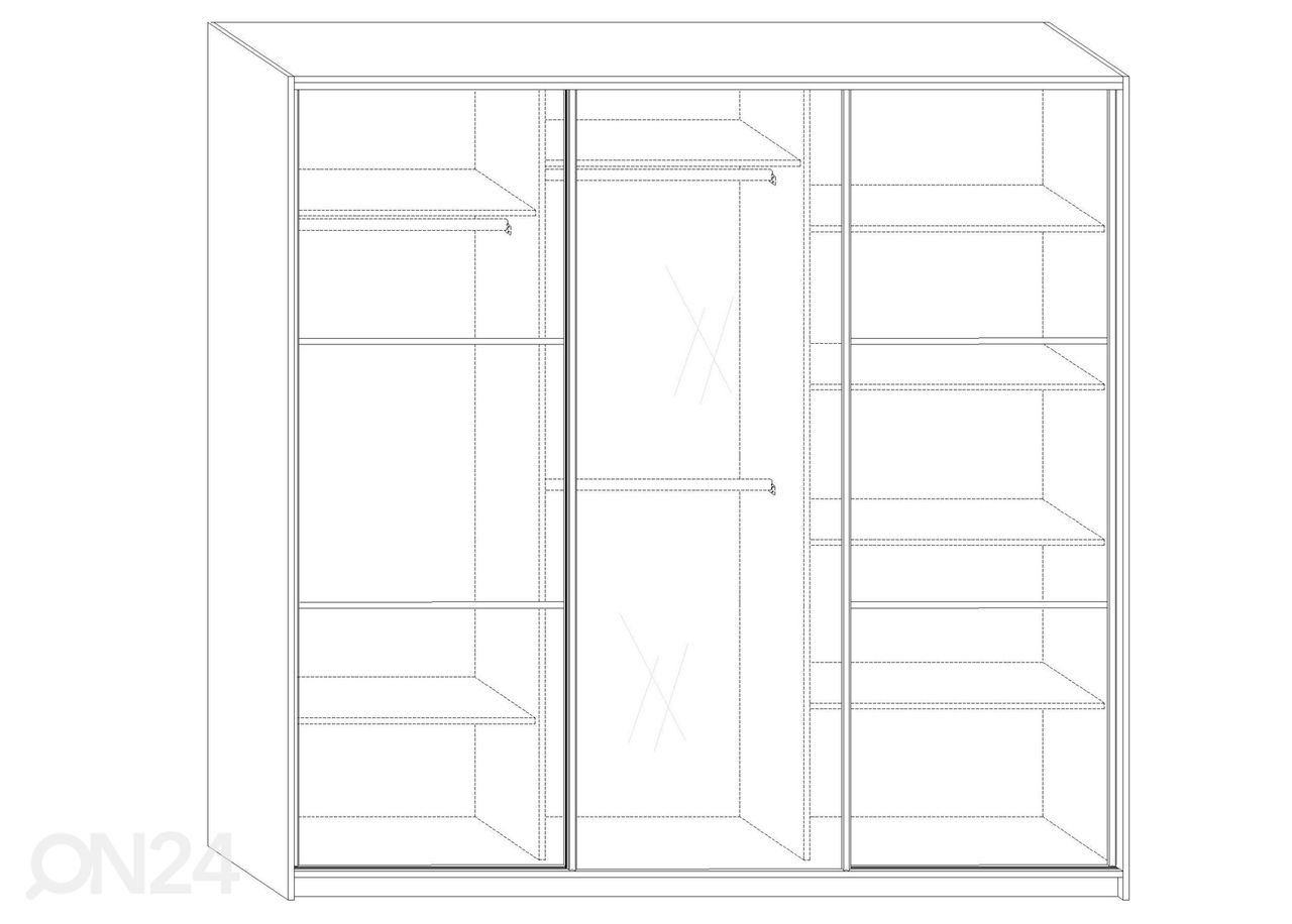 Шкаф-купе Durrus II 220 cm увеличить