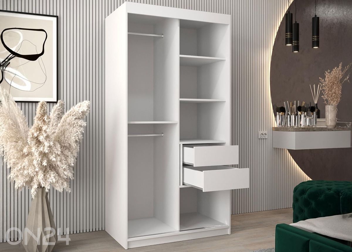 Шкаф-купе Flutes 100 см + LED увеличить