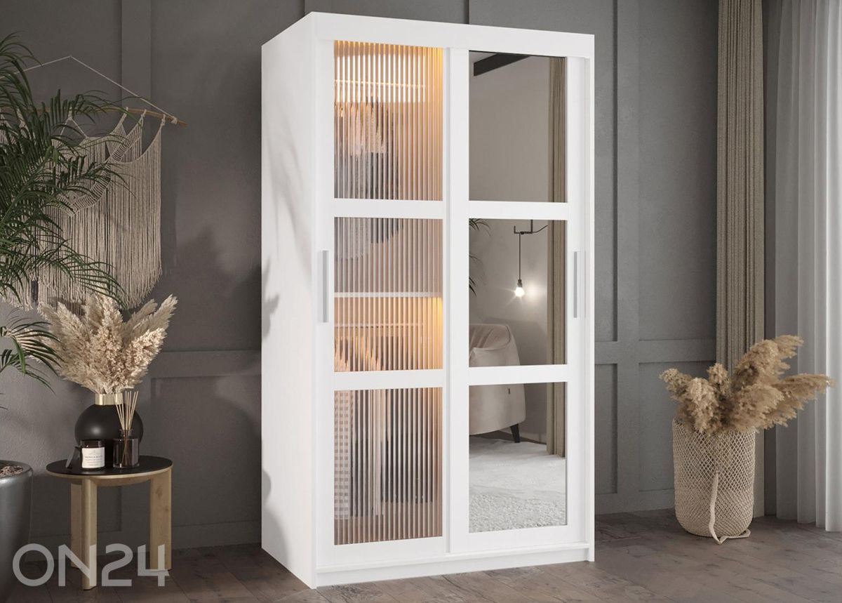 Шкаф-купе Flutes 100 см + LED увеличить