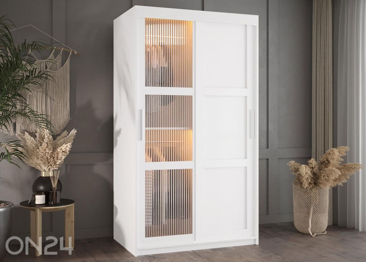 Шкаф-купе Flutes 100 см + LED увеличить