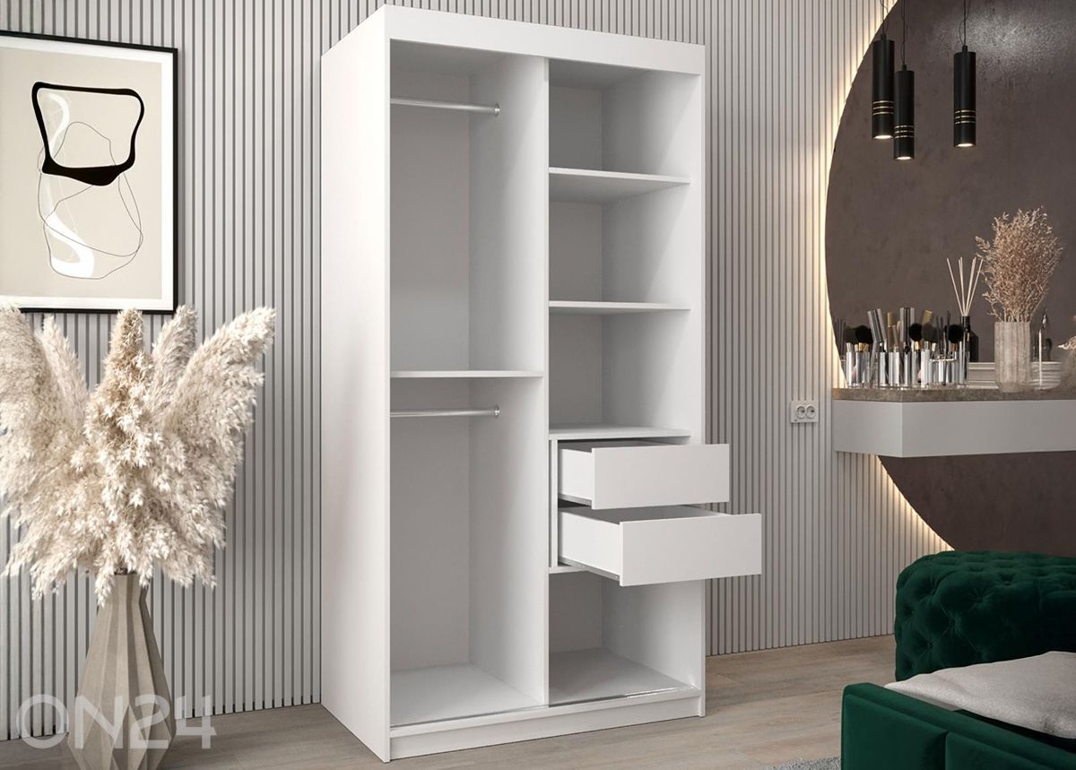 Шкаф-купе Flutes 100 см + LED увеличить