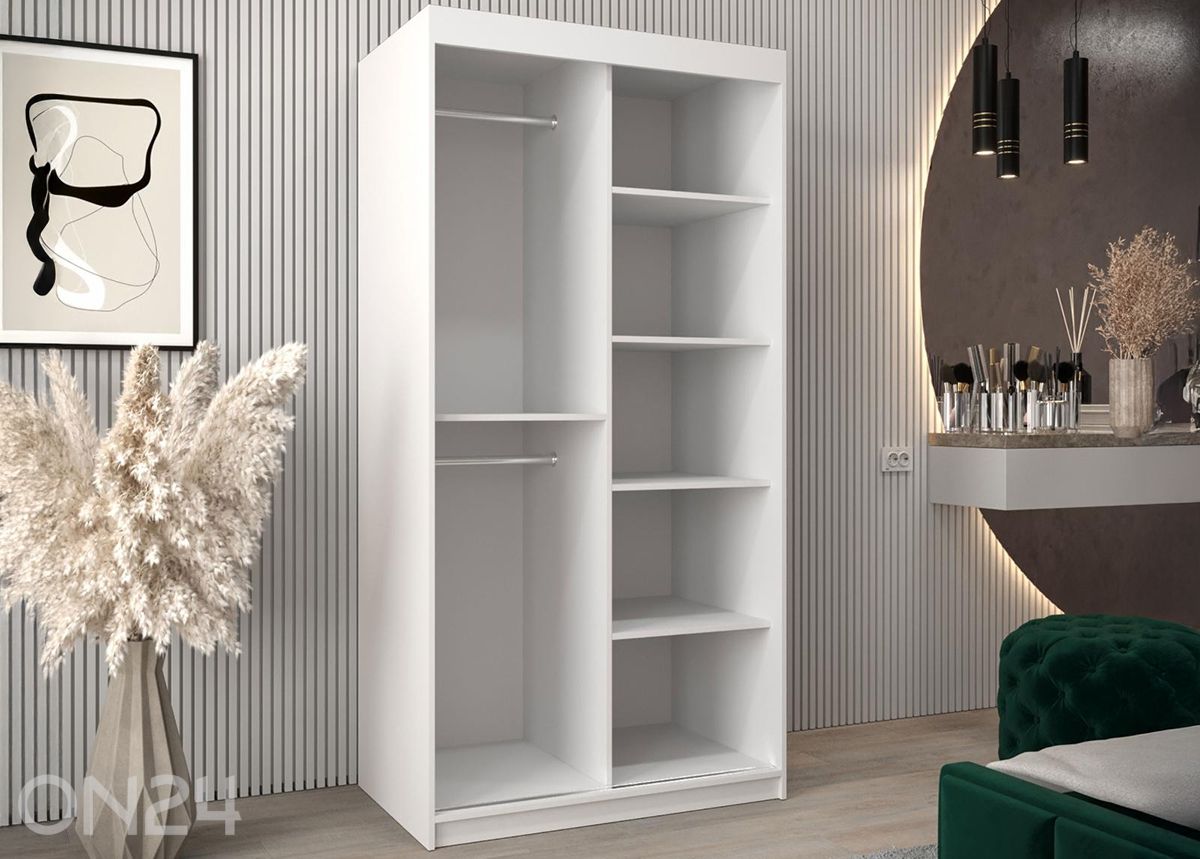 Шкаф-купе Flutes 100 см + LED увеличить