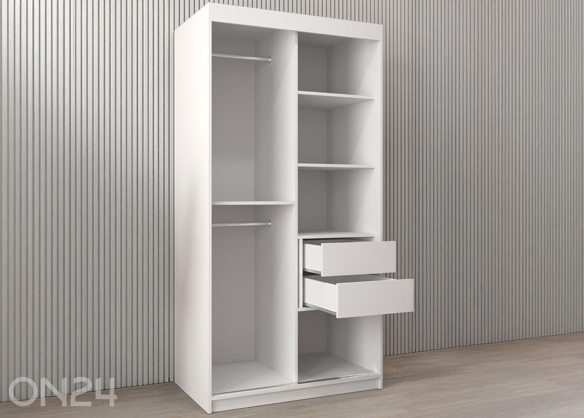 Шкаф-купе Flutes 100 см + LED увеличить