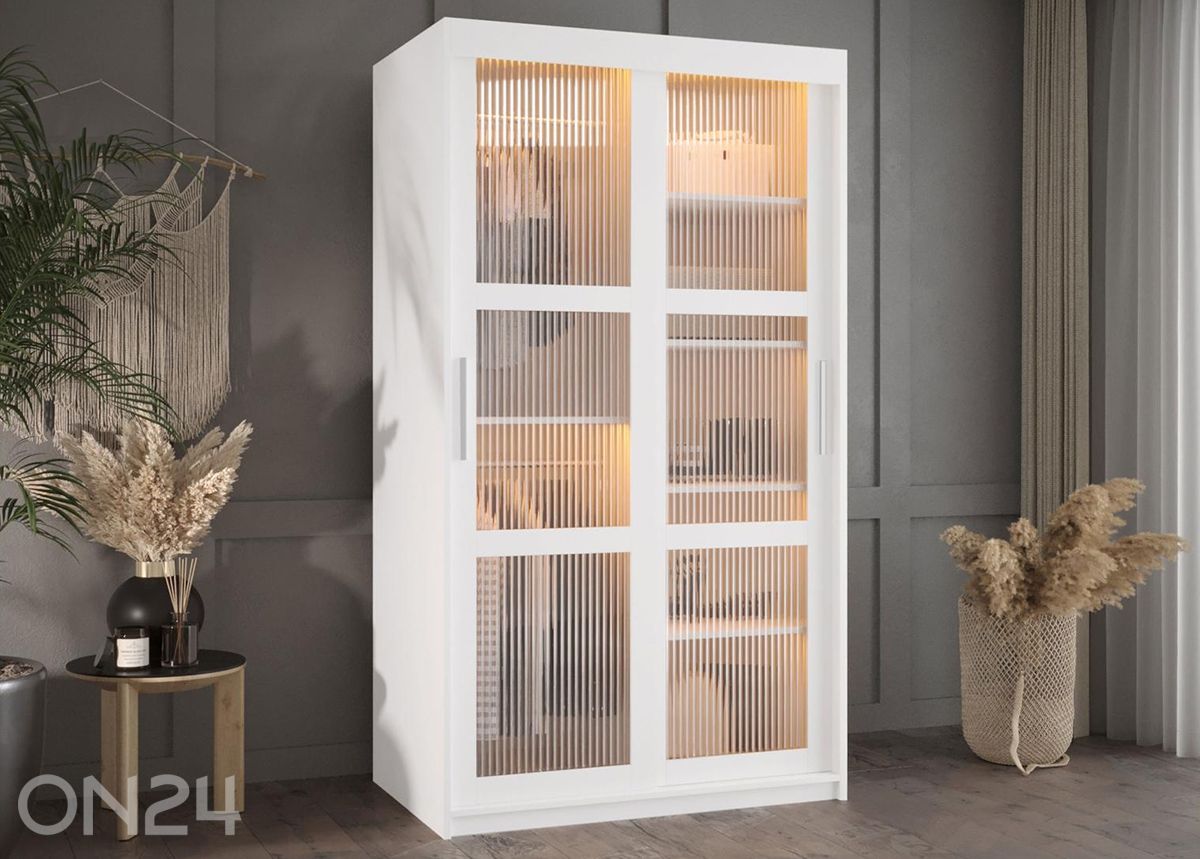 Шкаф-купе Flutes 100 см + LED увеличить