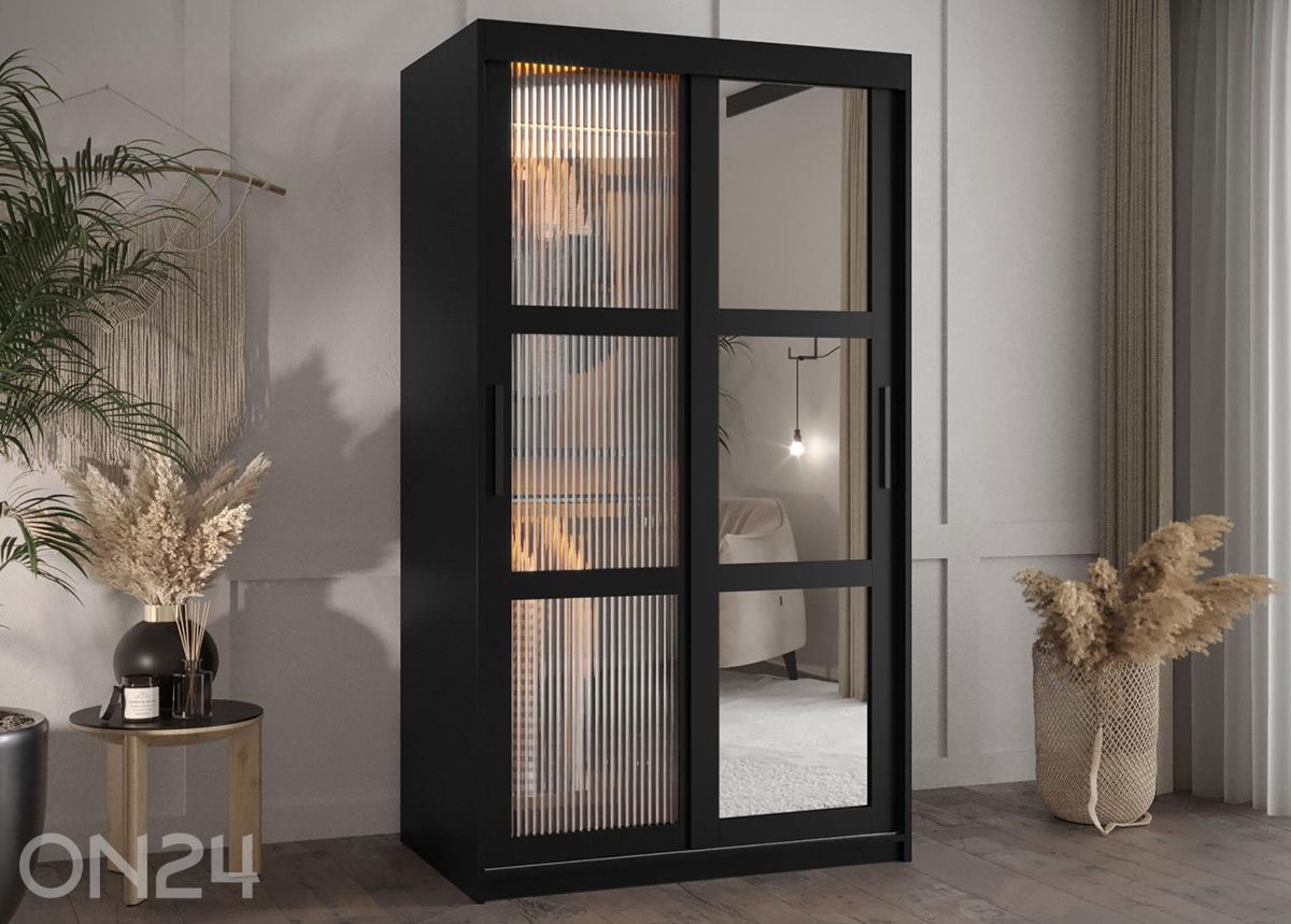 Шкаф-купе Flutes 100 см + LED увеличить