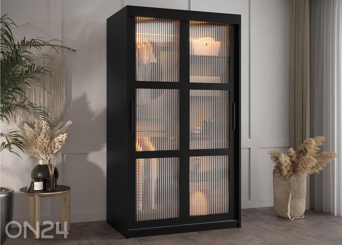 Шкаф-купе Flutes 100 см + LED увеличить