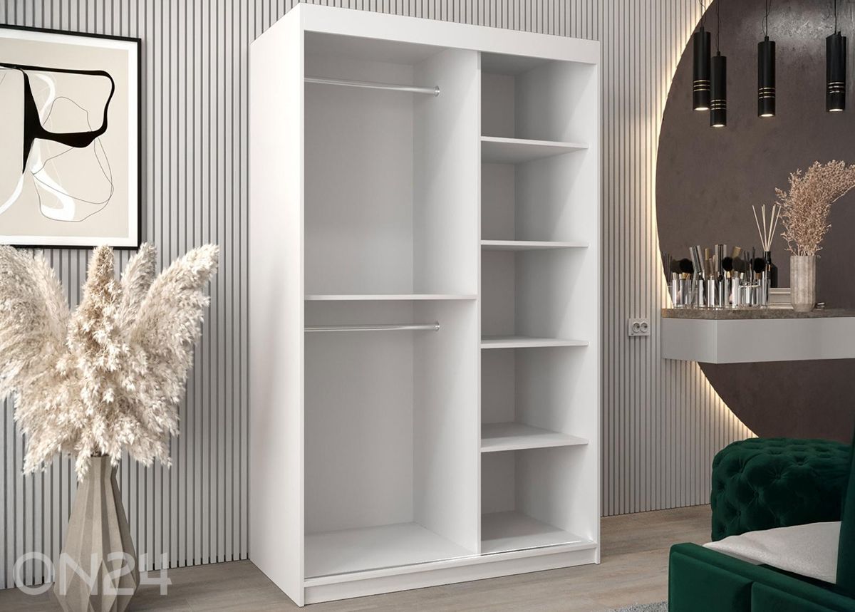 Шкаф-купе Flutes 120 см + LED увеличить