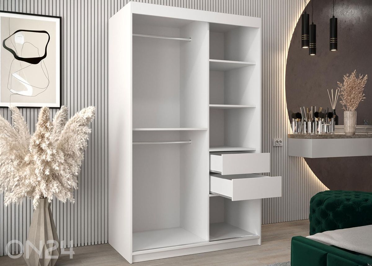 Шкаф-купе Flutes 120 см + LED увеличить