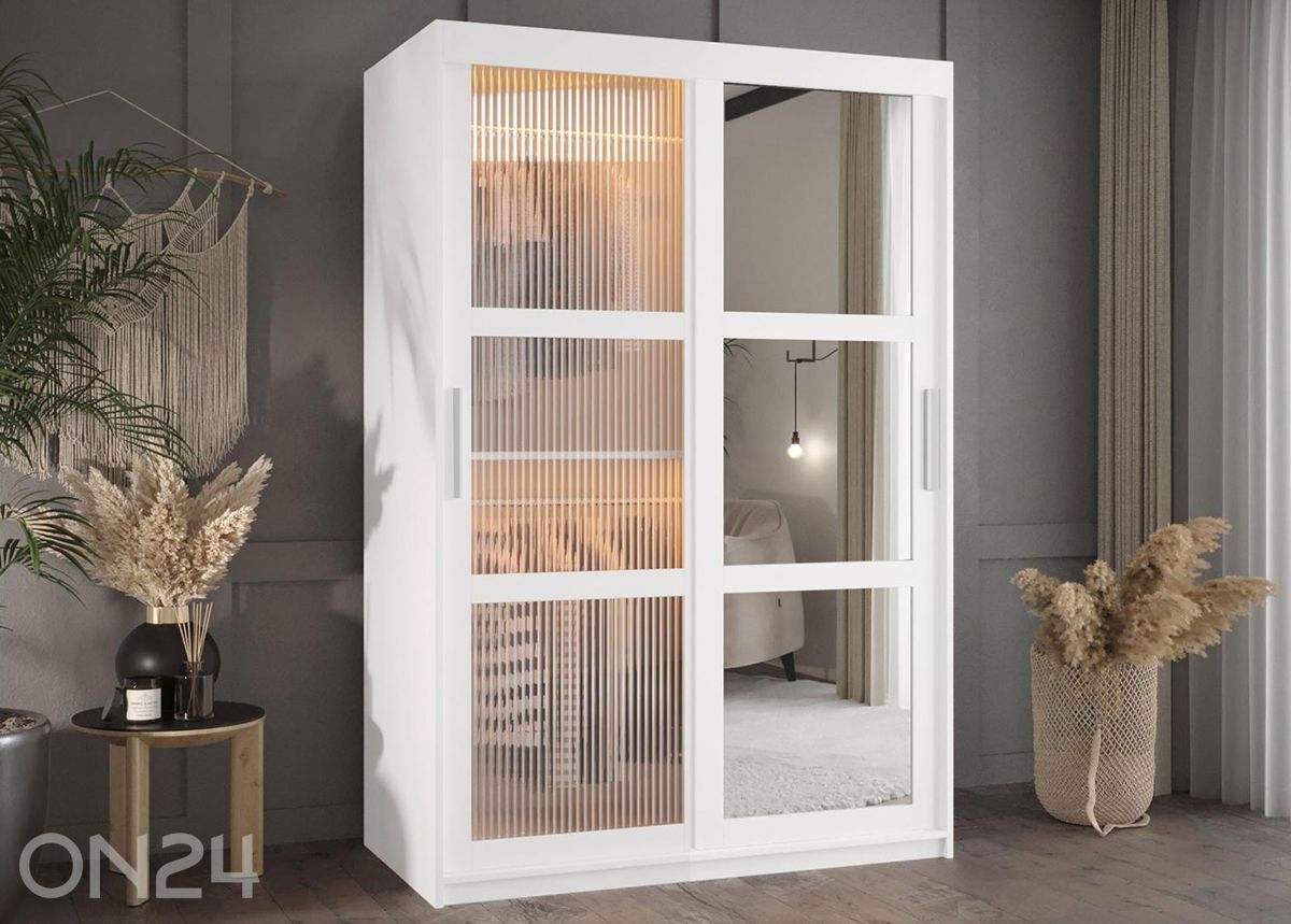 Шкаф-купе Flutes 120 см + LED увеличить