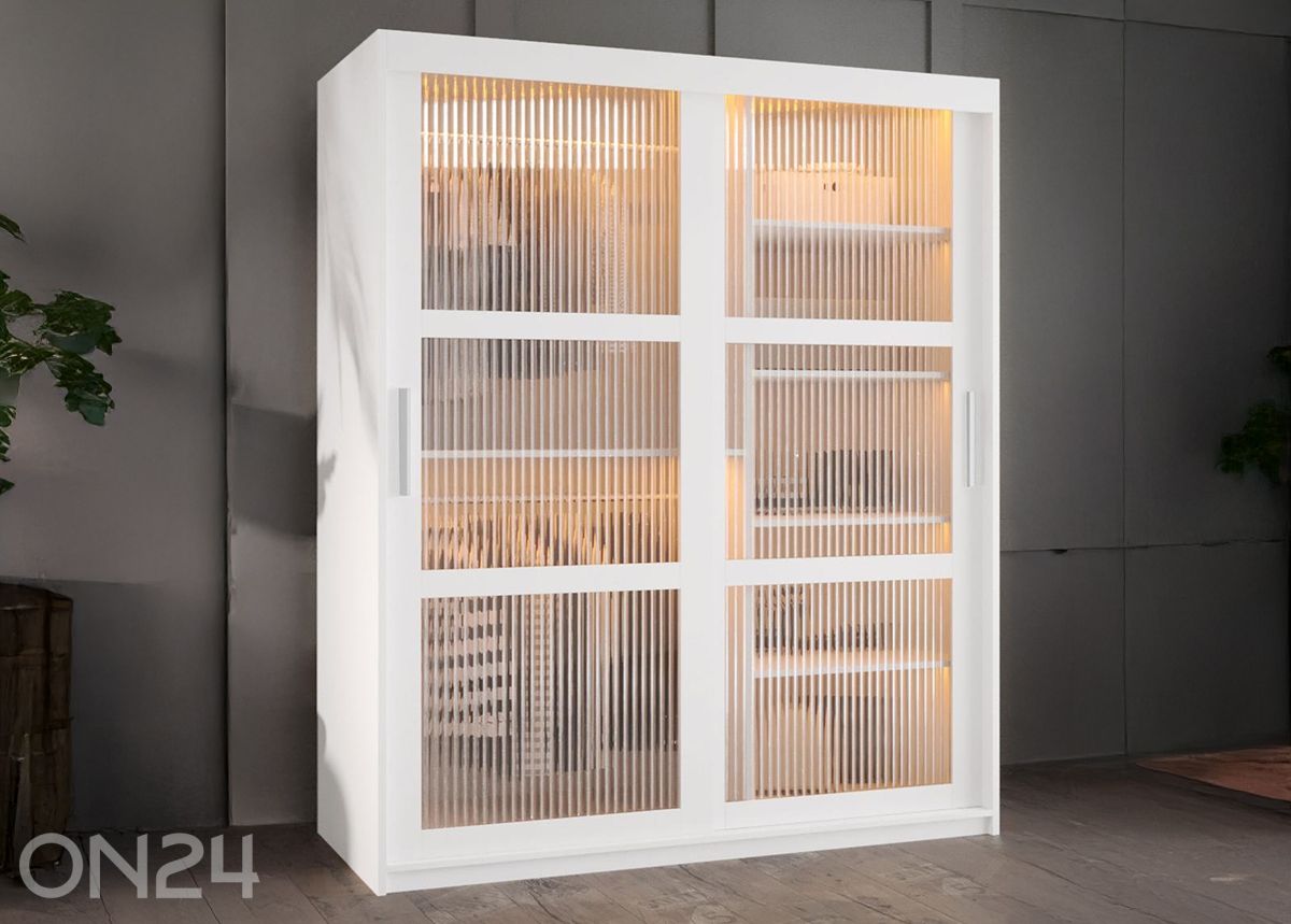 Шкаф-купе Flutes 150 см + LED увеличить