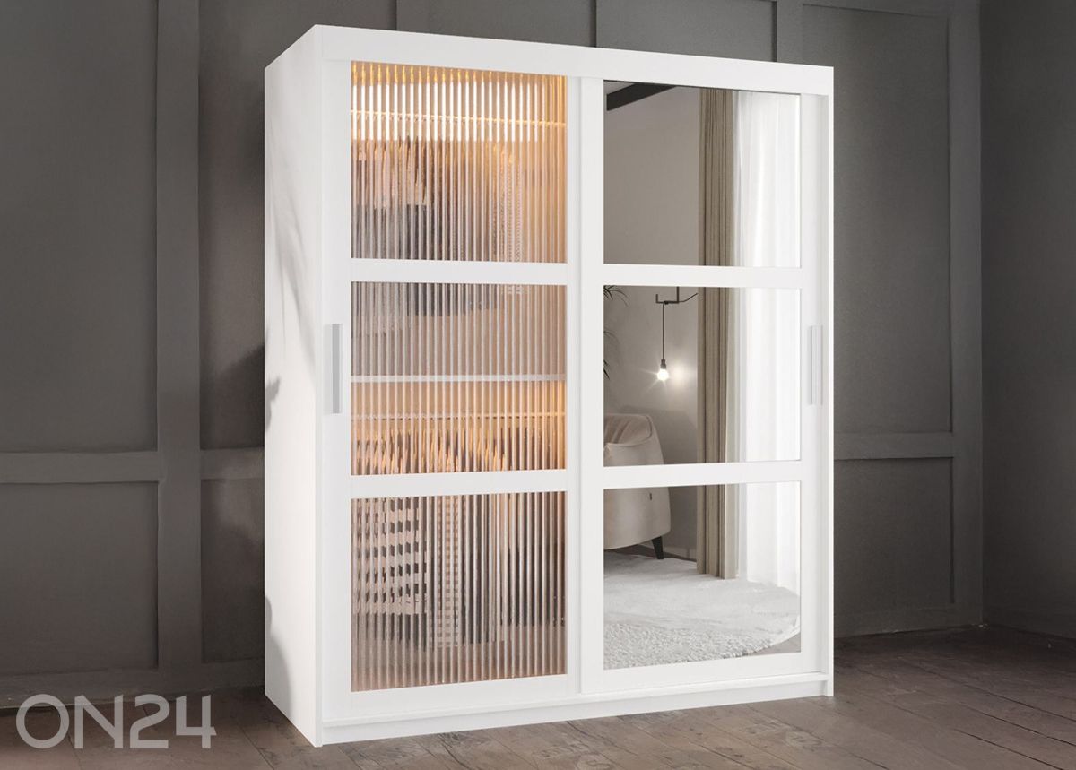 Шкаф-купе Flutes 150 см + LED увеличить