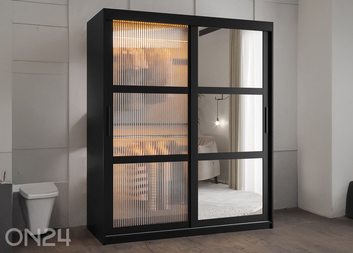 Шкаф-купе Flutes 150 см + LED увеличить