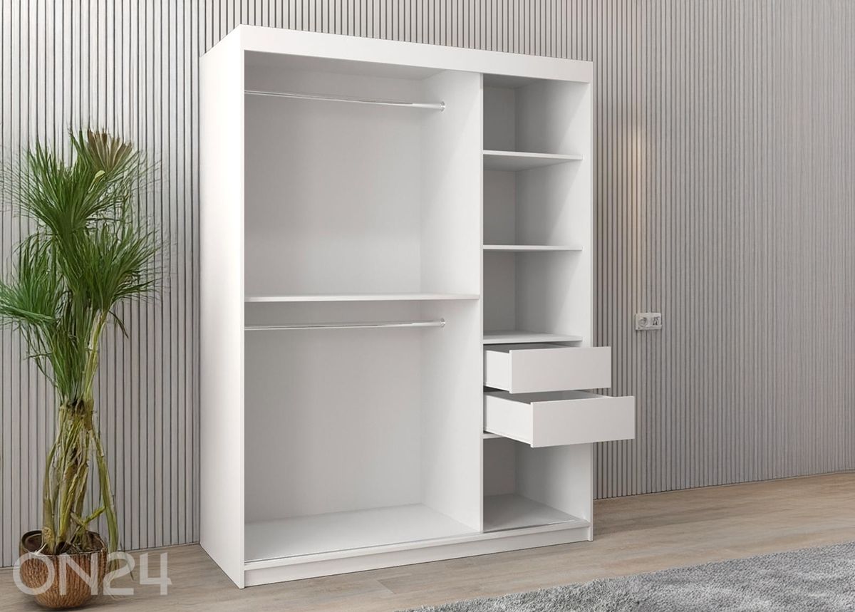 Шкаф-купе Flutes 150 см + LED увеличить