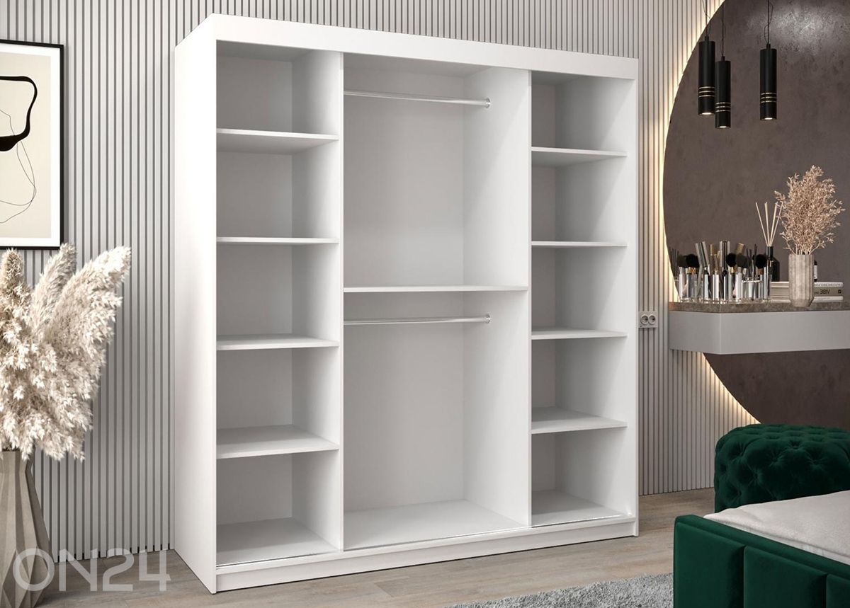 Шкаф-купе Flutes 180 см + LED увеличить