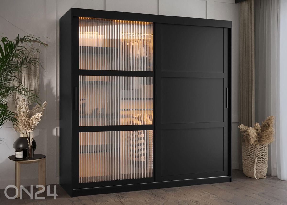 Шкаф-купе Flutes 180 см+ LED увеличить