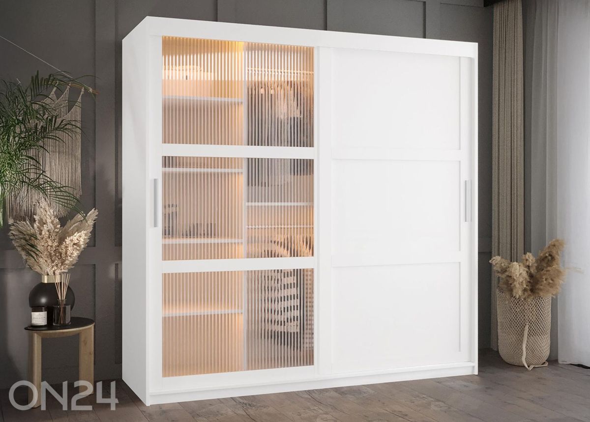 Шкаф-купе Flutes 180 см + LED увеличить