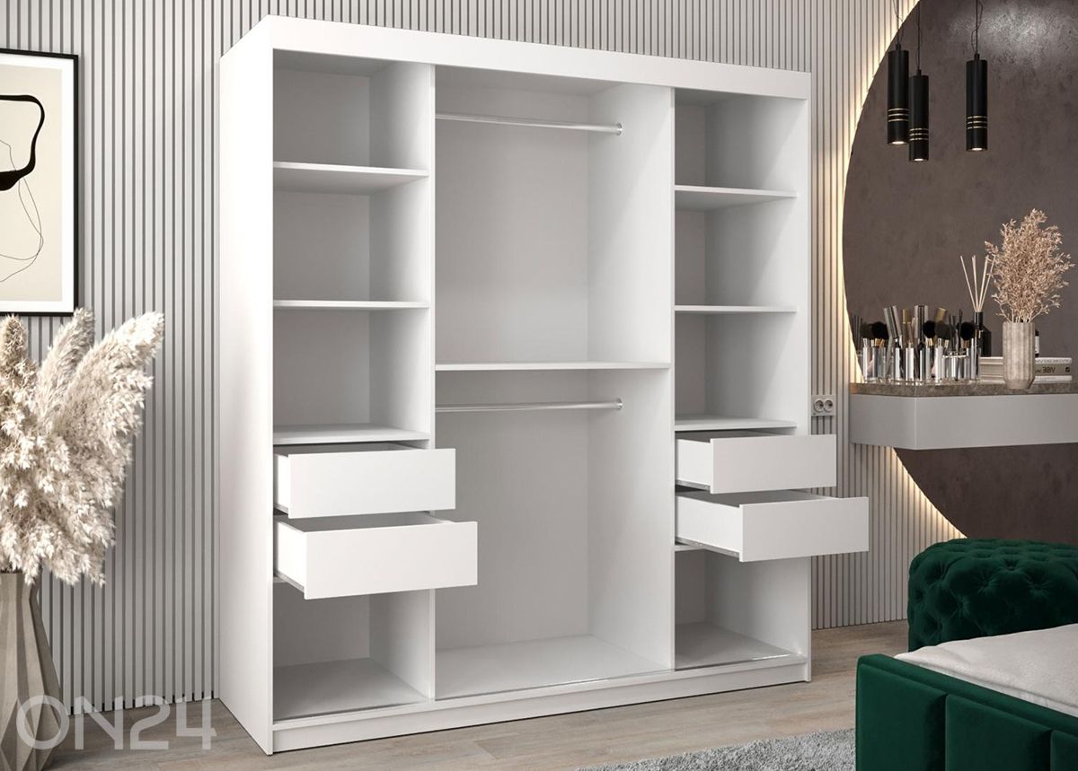 Шкаф-купе Flutes 180 см + LED увеличить