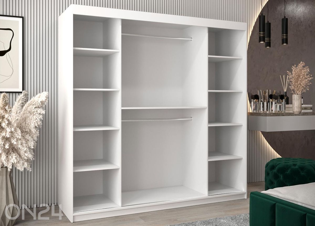 Шкаф-купе Flutes 200 см + LED увеличить