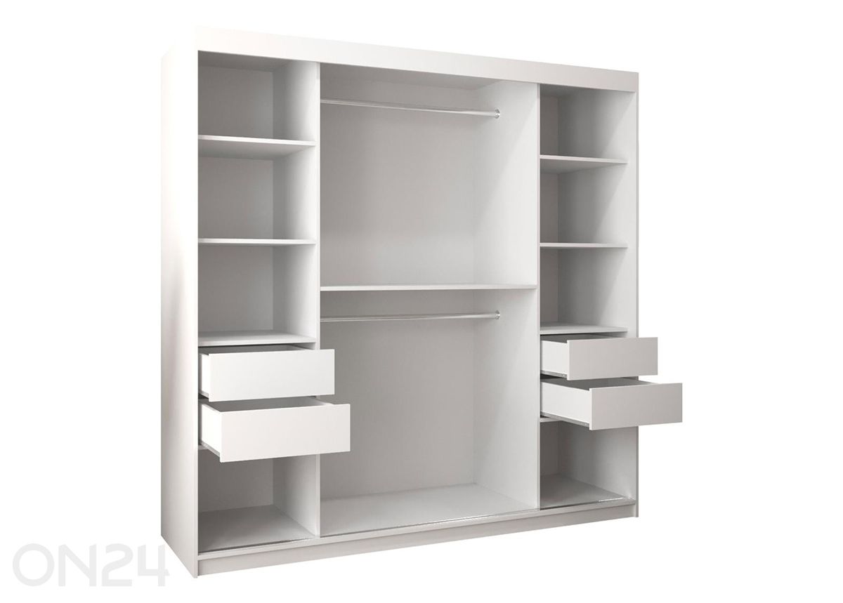 Шкаф-купе Flutes 200 см + LED увеличить