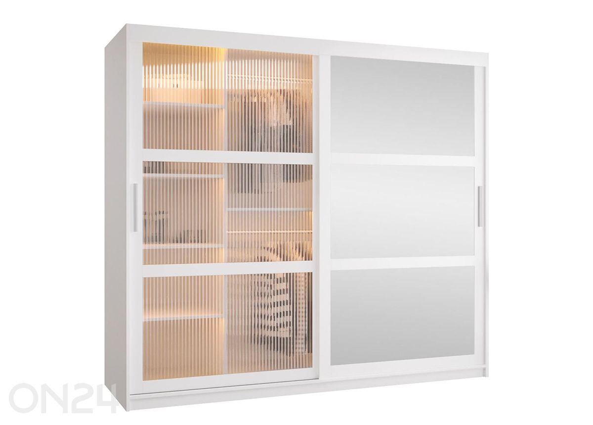 Шкаф-купе Flutes 200 см + LED увеличить
